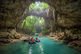 Crystal Cave Tubing Belize