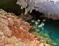 Crystal Cave Tubing Belize